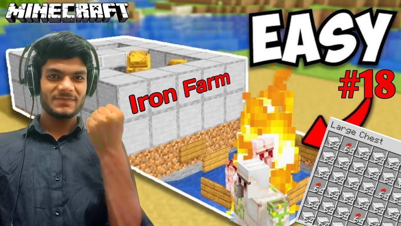 New Iron Farm 😀!! Minecraft Survival Series Episode #18 #minecraft #ligergamerr 