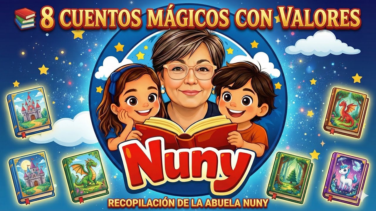 📚 8 Cuentos Mágicos con Valores | Recopilación de la Abuela Nuny