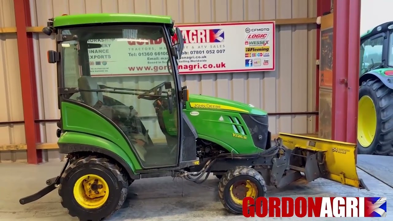 John Deere 1026R 4WD Compact Tractor, 2019