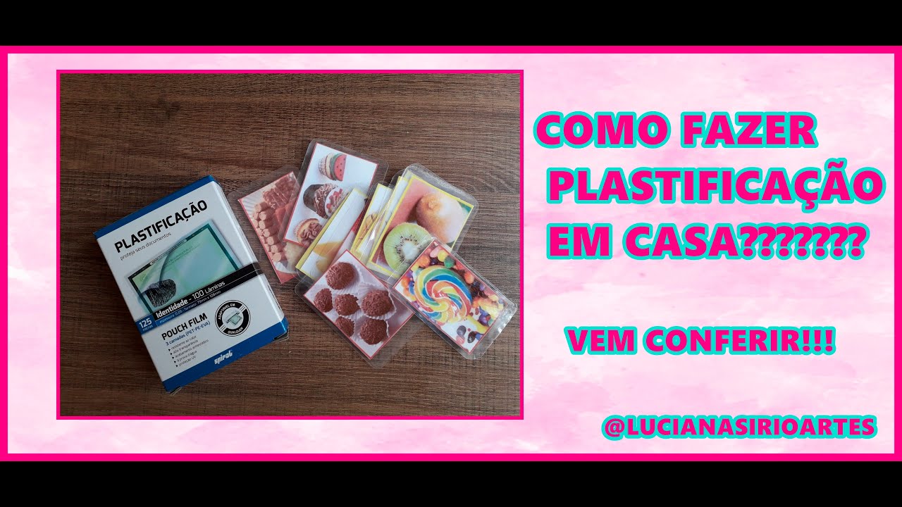 COMO FAZER PLASTIFICAÇÃO EM CASA COM FERRO DE PASSAR? #PLASTIFICAÇÃOEMCASA #PLASTIFICAÇÃO