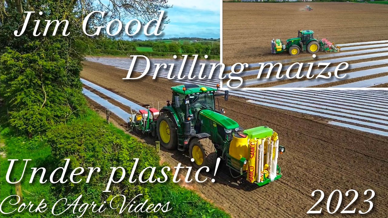 Jim Good ~ Drilling Maize under plastic 2023