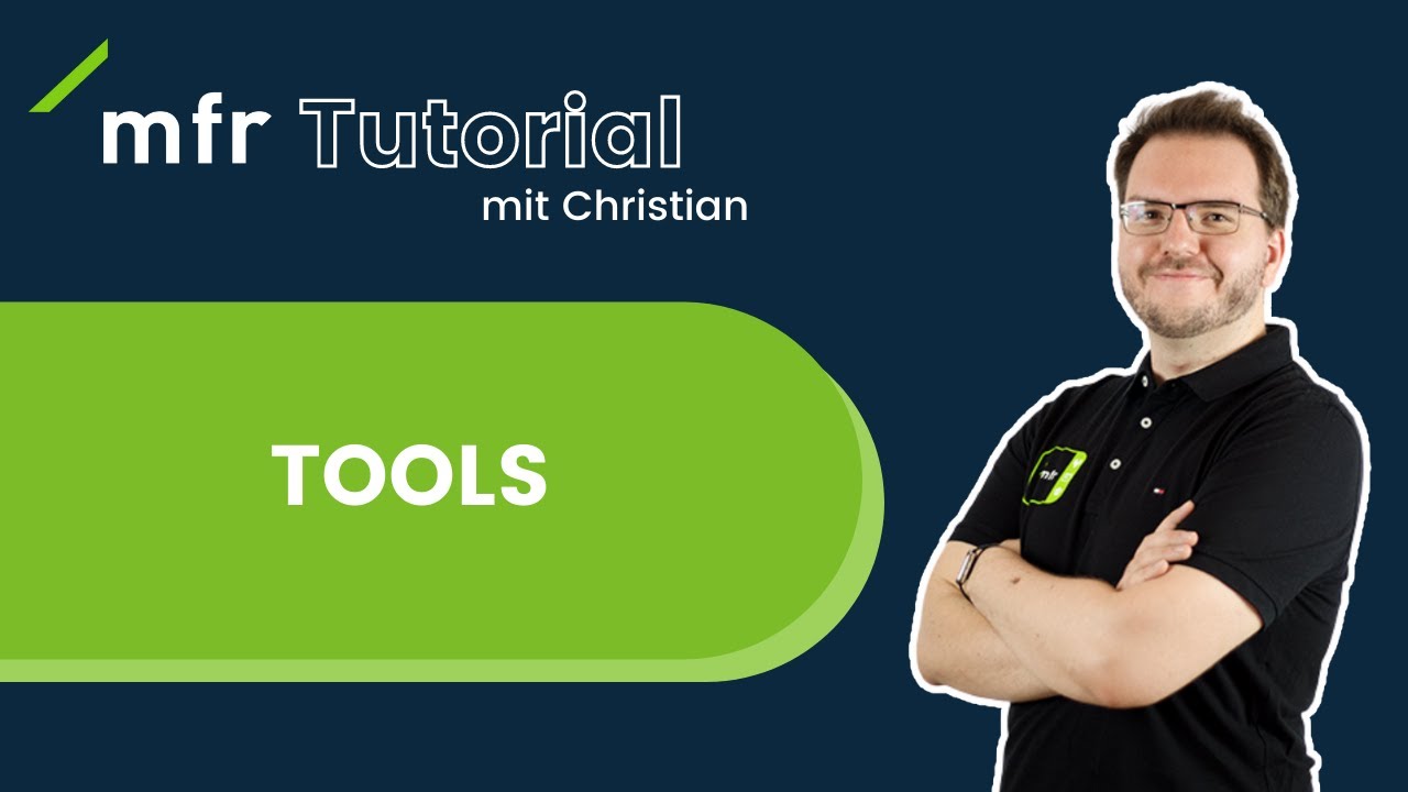Das sind die Tools im mfr-Portal