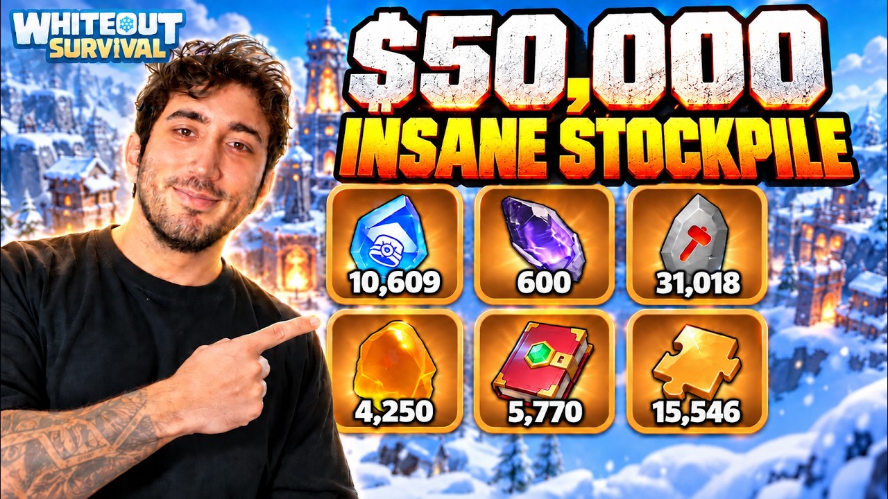 This Account Has $50,000 Saved Up! - Whiteout Survival