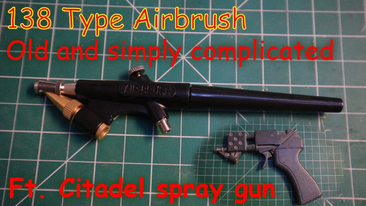 138 Type Airbrush x Games Workshop Citadel spray gun review