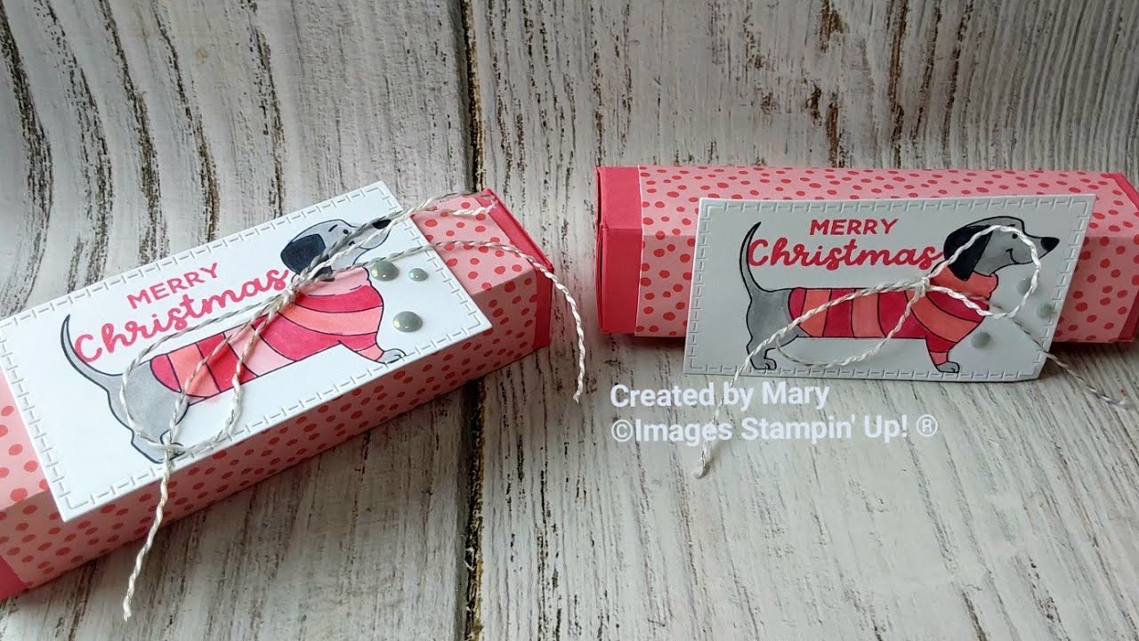 5 weeks of Christmas: Week 3 Treat box featuring Long Time No See stamp set from Stampin' UP!®️