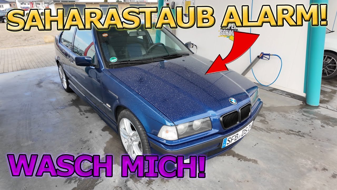 SAHARASTAUB ÜBERALL! BMW E36 waschen + Auto Updates - Innovacar S2 Foamy und Deturner Cake Shampoo