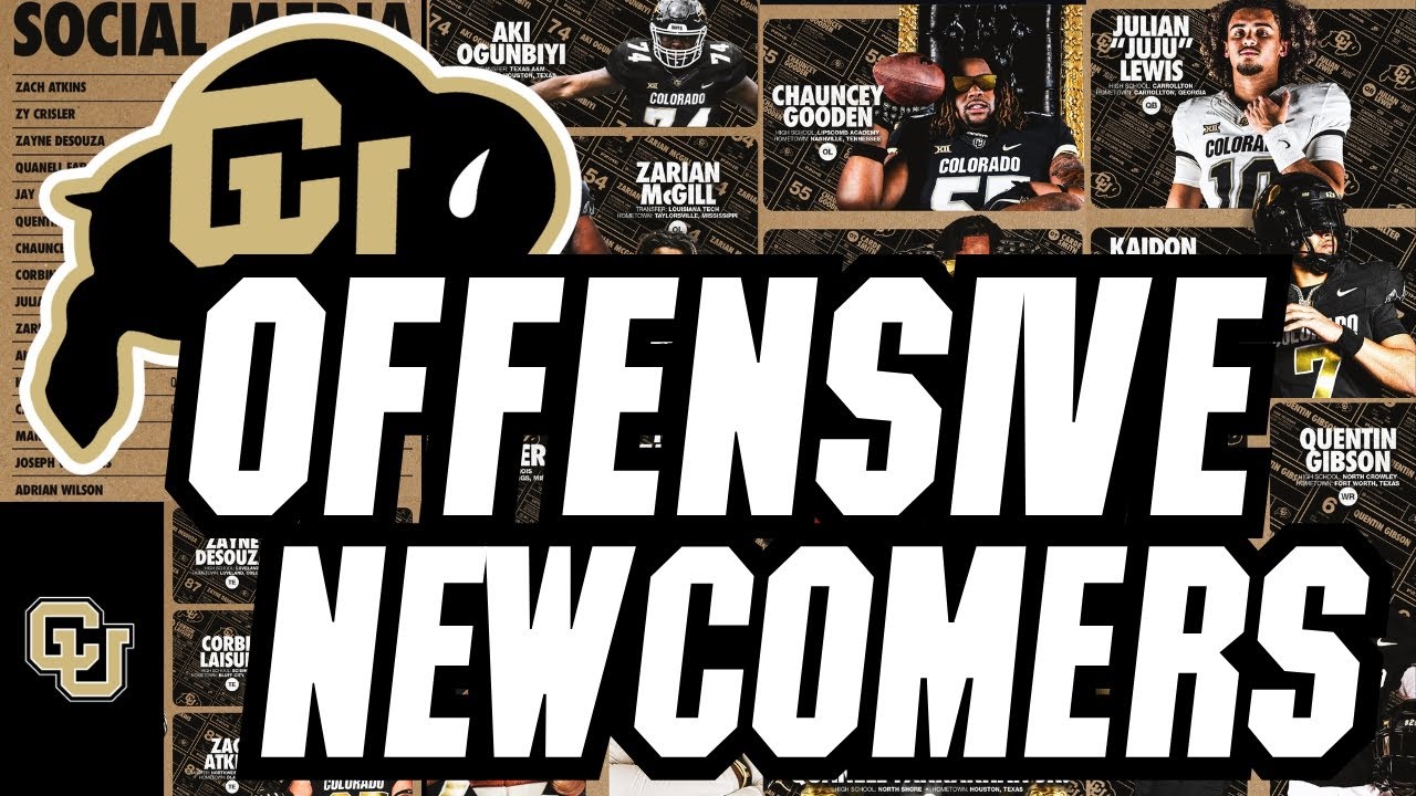 Colorado Buffaloes Newcomers: OFFENSE