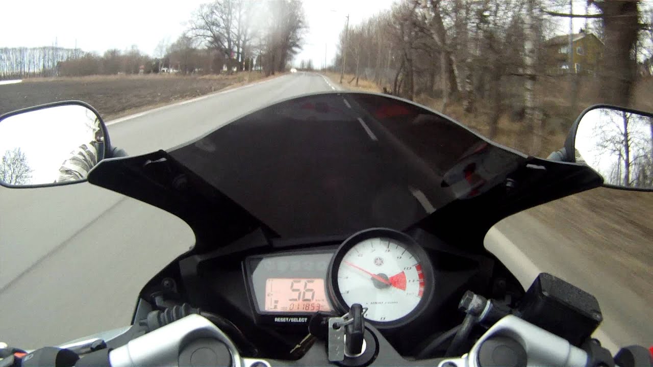 Yamaha YZF-r125 with DEVIL Exhaust - GoPro HD