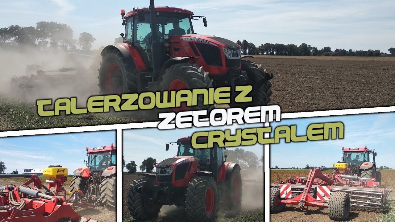 Talerzowanie z Zetorem Crystalem ☆ Unia Ares XL ☆ 2020 ☆ Zetor Crystal