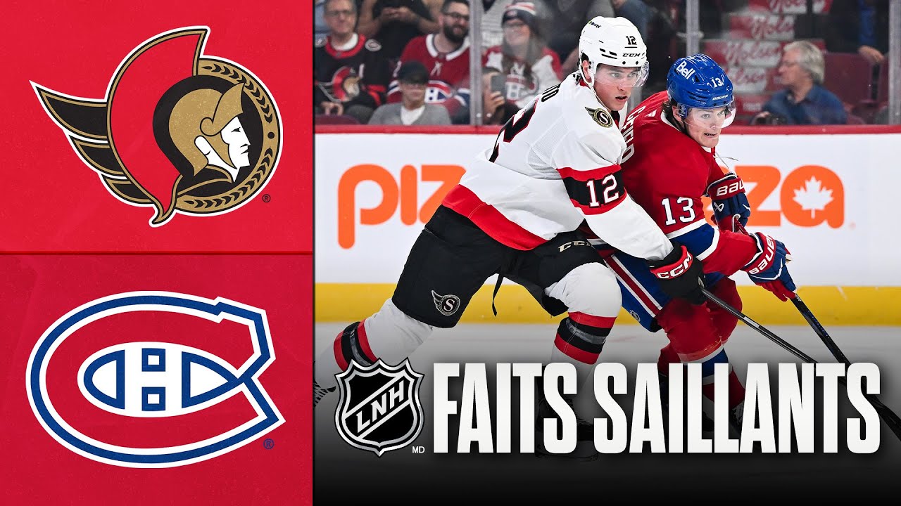 S&eacute;nateurs vs Canadiens 1/11/25 | Faits saillants