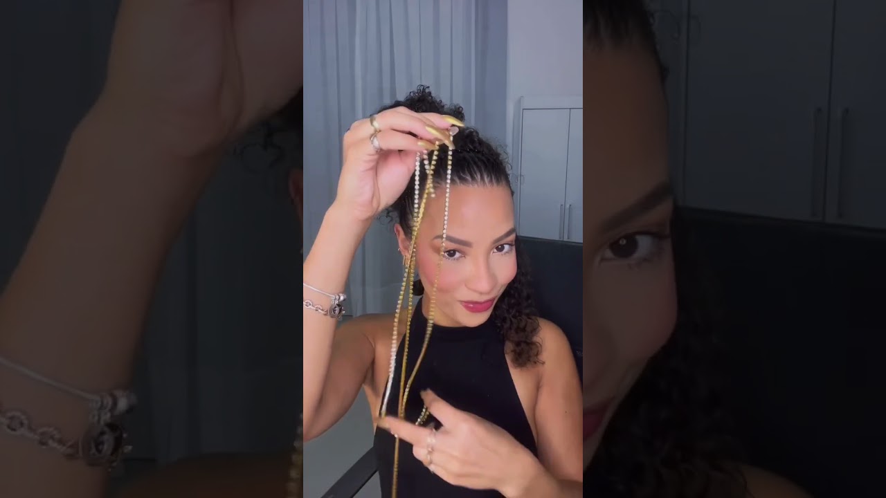 Penteado fácil pra cabelo cacheado