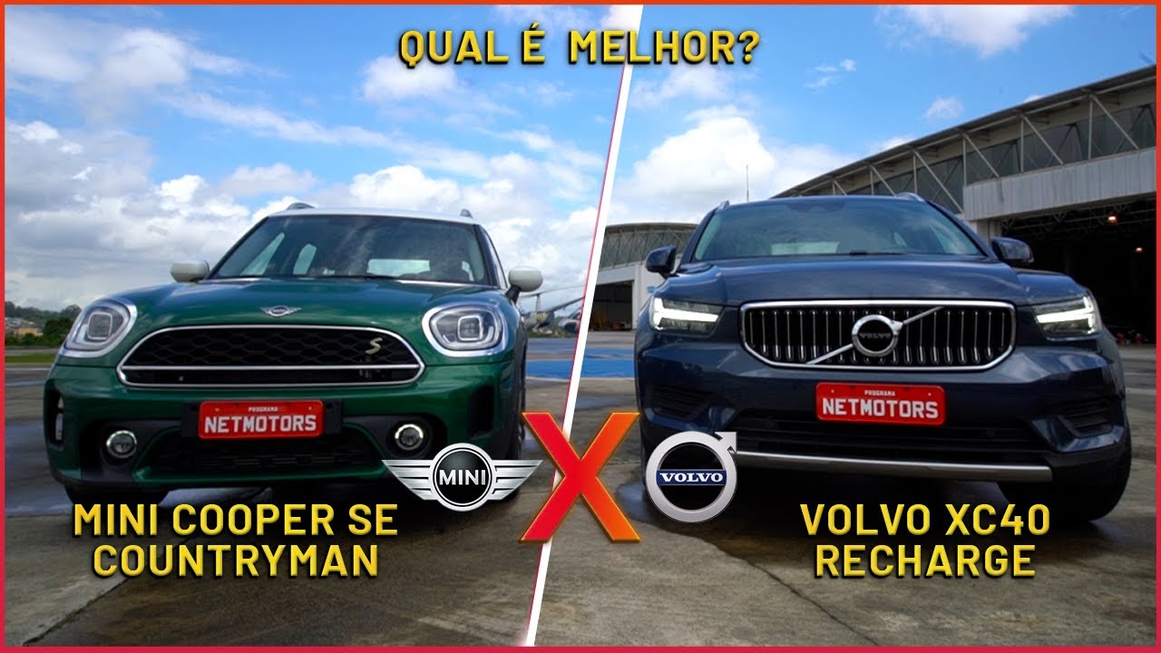 Comparativo Mini Countryman X Volvo Xc40 - guerra dos Hibridos
