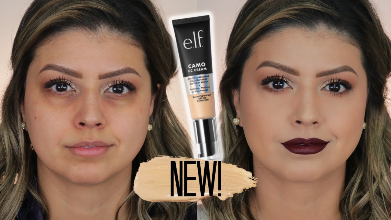 OMG!!! NEW AT THE DRUGSTORE!!! ELF CAMO CC CREAM | REVIEW + FULL DAY WEAR TEST