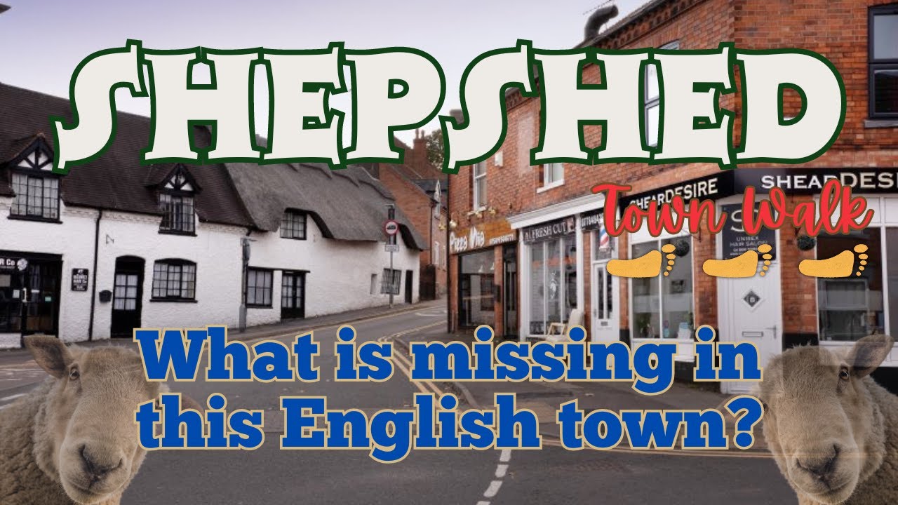 A Shocking Walk in Shepshed UKs Old Sheep Farming Town
