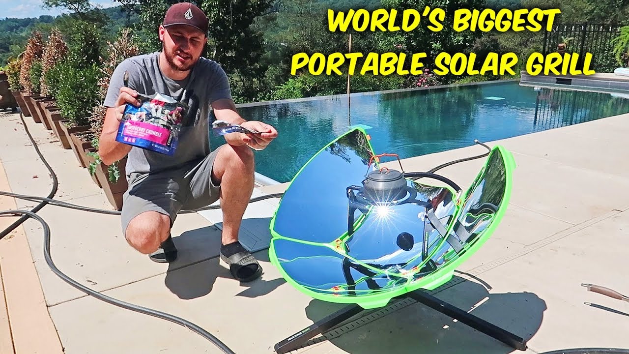 Testing Portable Solar Grill