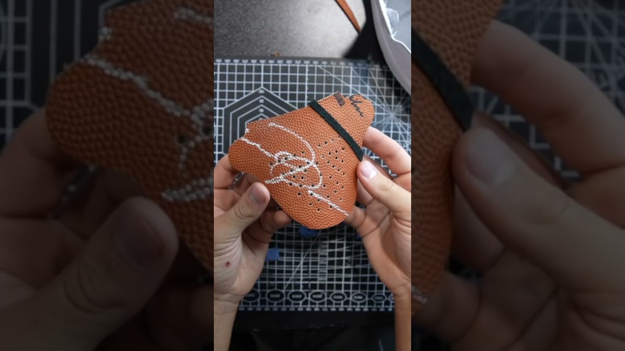 Turning a Basketball🏀 into Custom Shoes! 👟