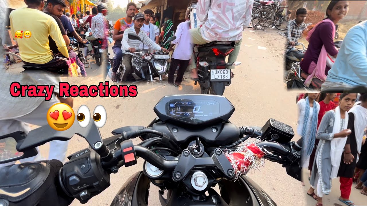 Crazy Reactions 🥰👀 Cute girls reactions ❤️⚡️ Pulsar N160 ll 