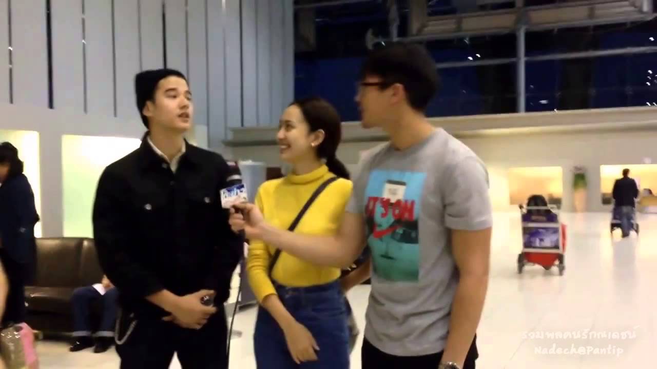 Nadech Mario Taew and Pat at Suvanaphumi airport for shooting The Rising Sun 14-11-13