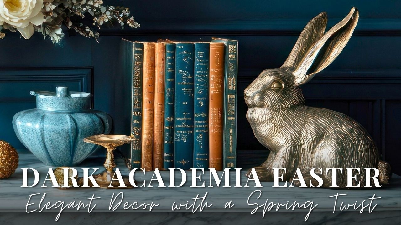 Dark Academia Easter: Moody & Elegant Decor with a Spring Twist