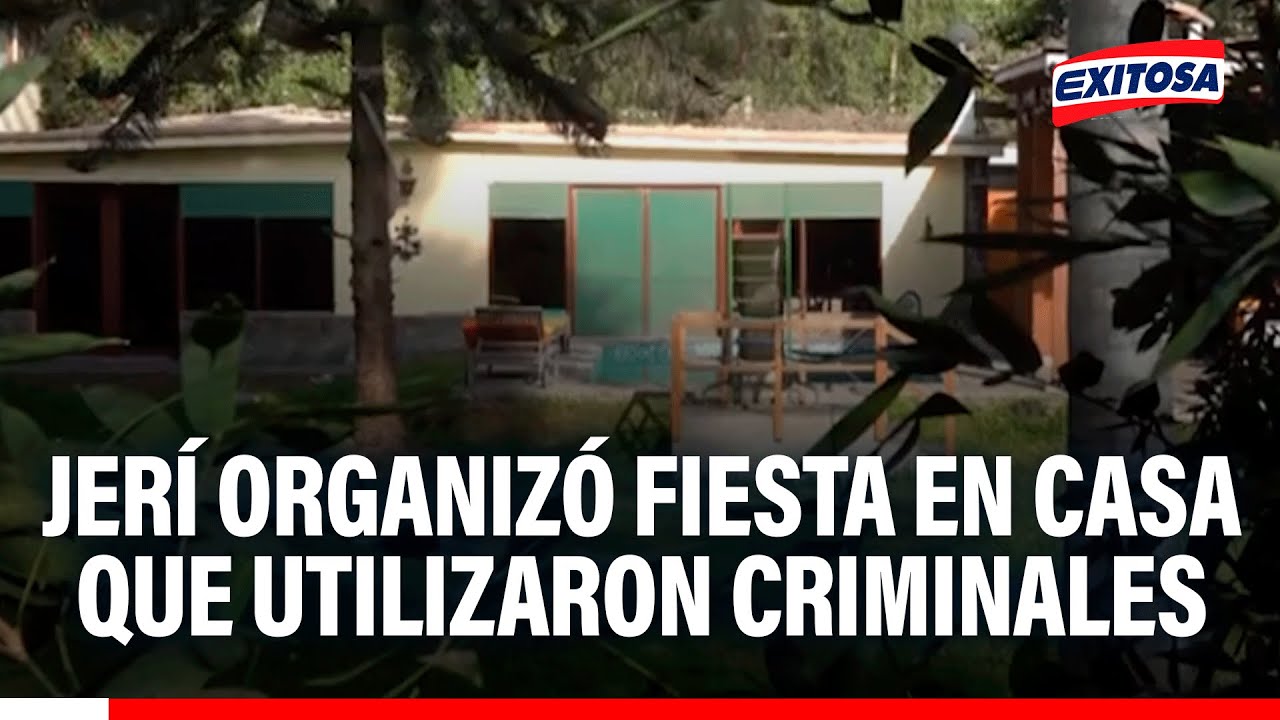 🔴🔵 José Jerí tuvo fiesta privada en vivienda que fue utilizada por criminales