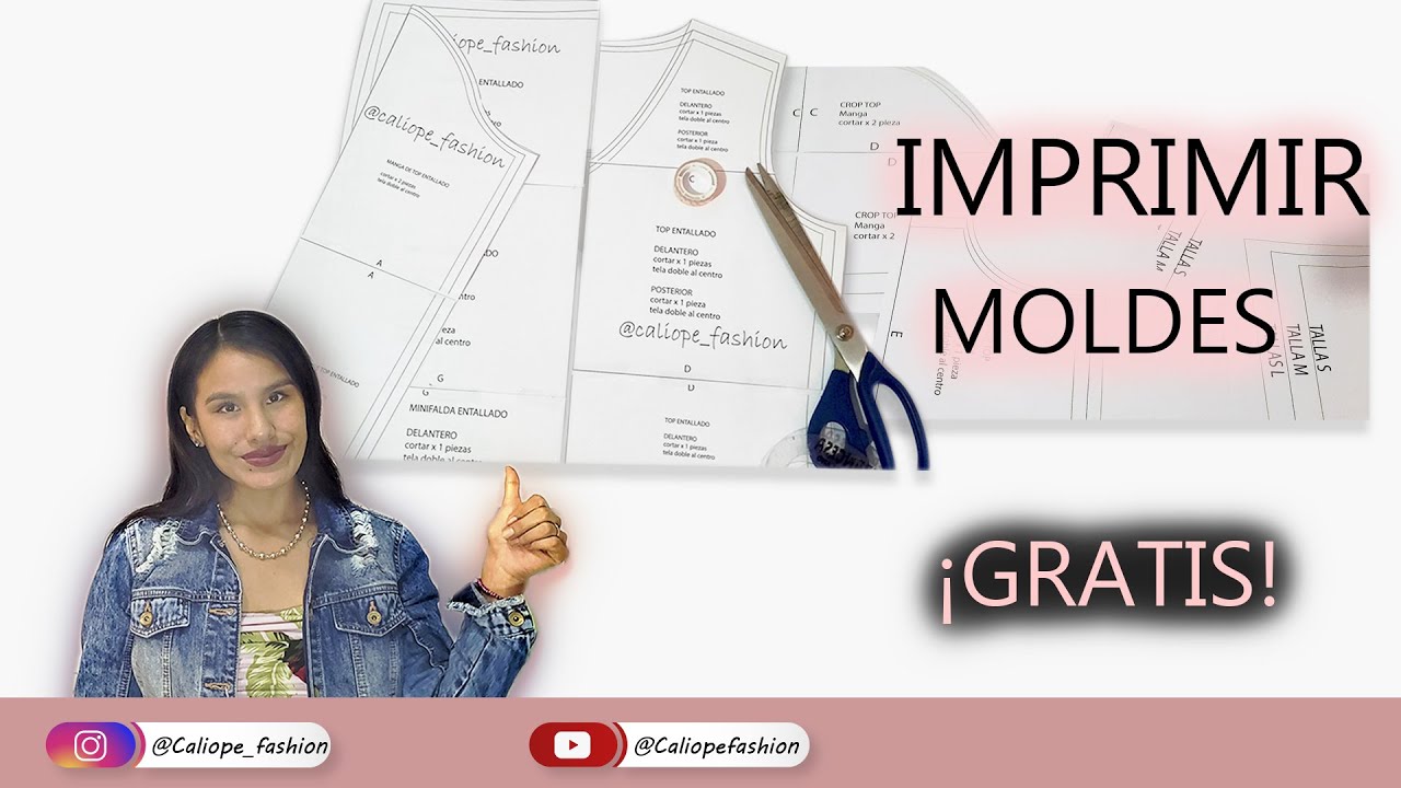 COMO DESCARGAR LOS MOLDES GRATIS CORRECTAMENTE DE CALIOPE FASHION (descargar moldes de ropa)