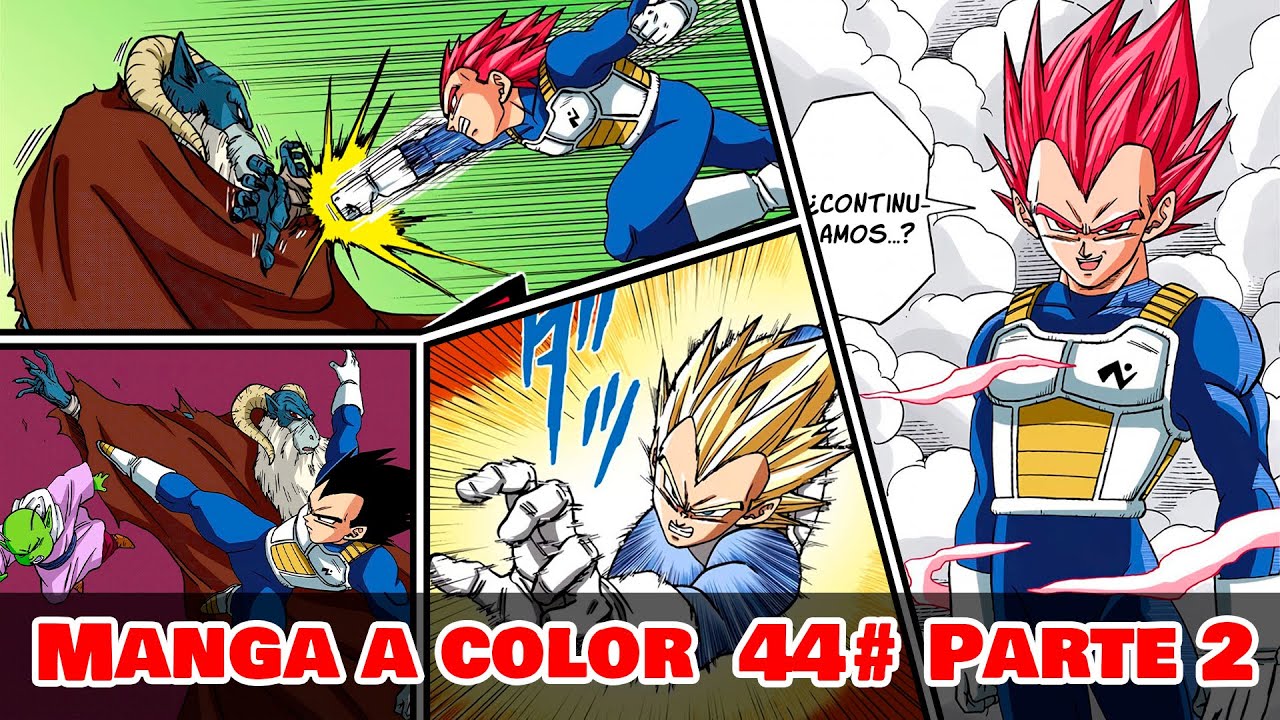 DBS Manga a Color Capitulo 44 Parte 2 | VEGETA Vs MORO