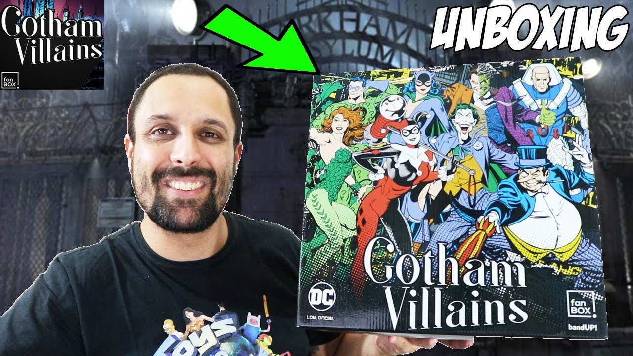 Unboxing Fan Box DC Comics Set/2017: Gotham Villains Os Vilões do Batman - Caixa Surpresa