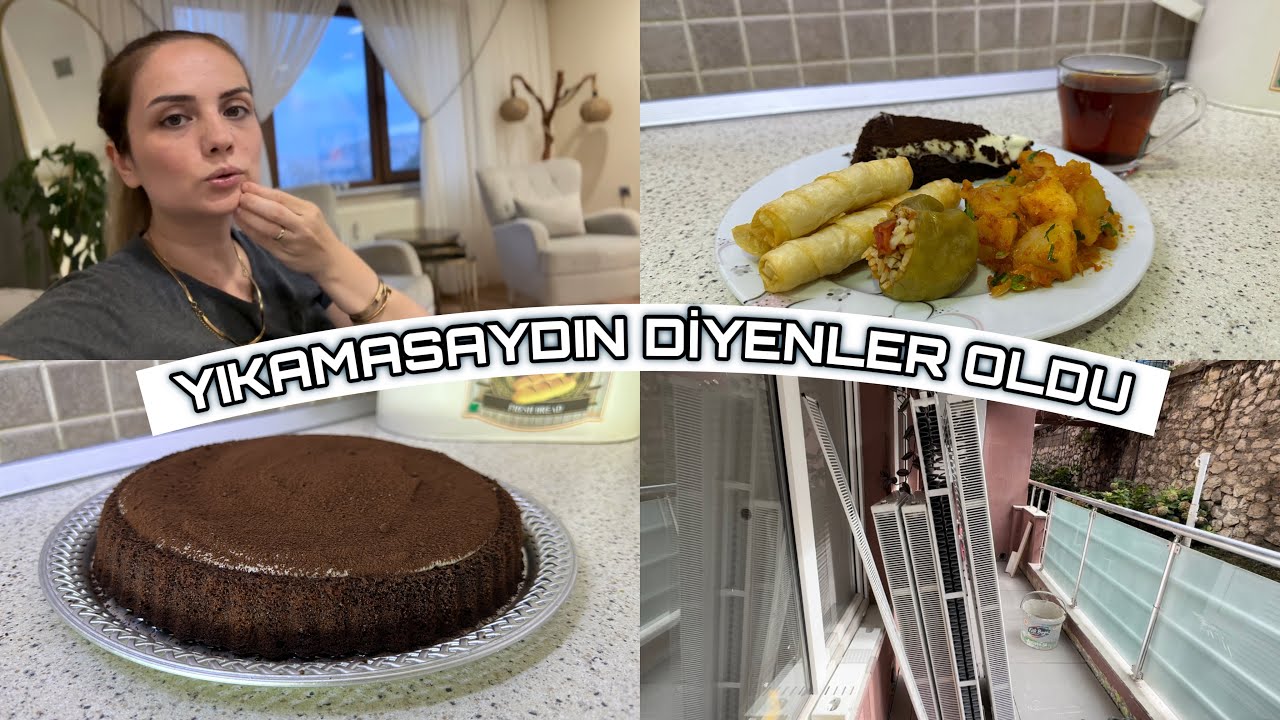 ESKİDEN ALTIN GÜNLERİ BAŞKAYDI😋MUTFAĞA BİR GİRDİM BEŞ MENÜSÜ ÇIKTI😀TİRAMİSU HARİKAYDI👍VLOG