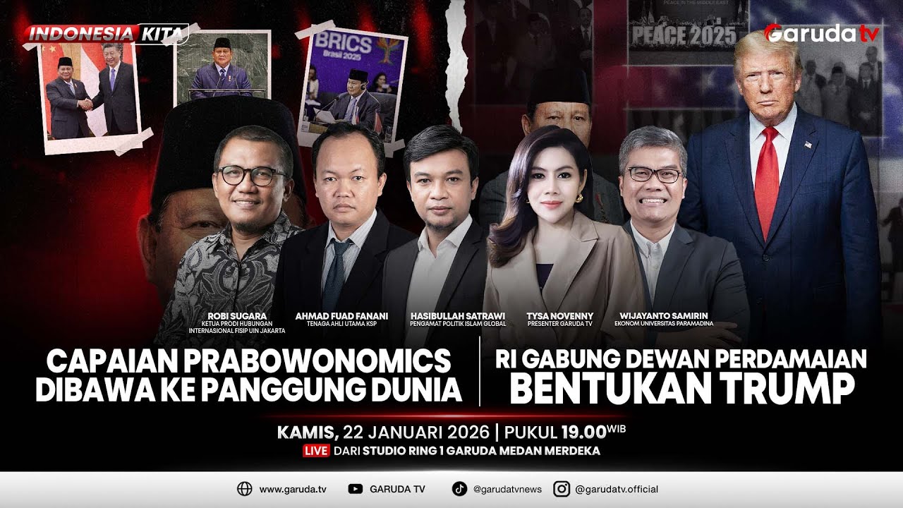 Capaian Prabowonomics Dibawa ke Panggung Dunia I INDONESIA KITA