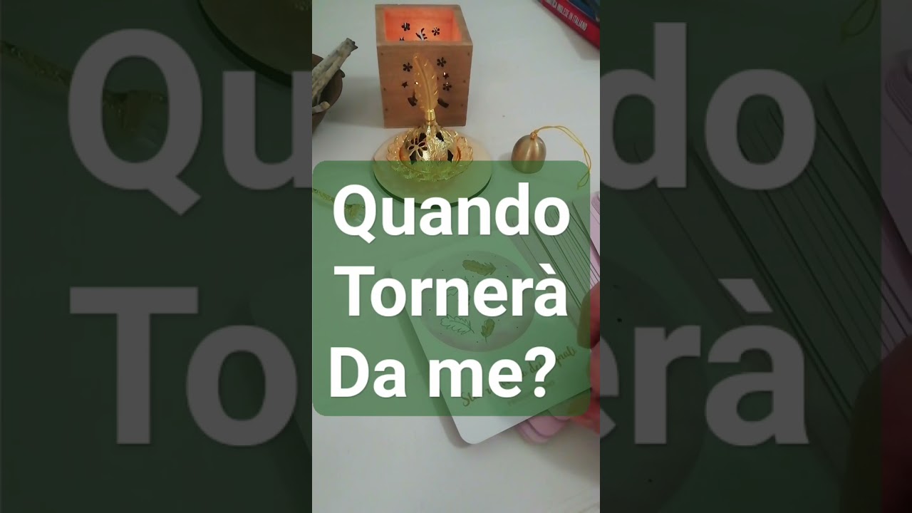 Quando torner&agrave; da me?