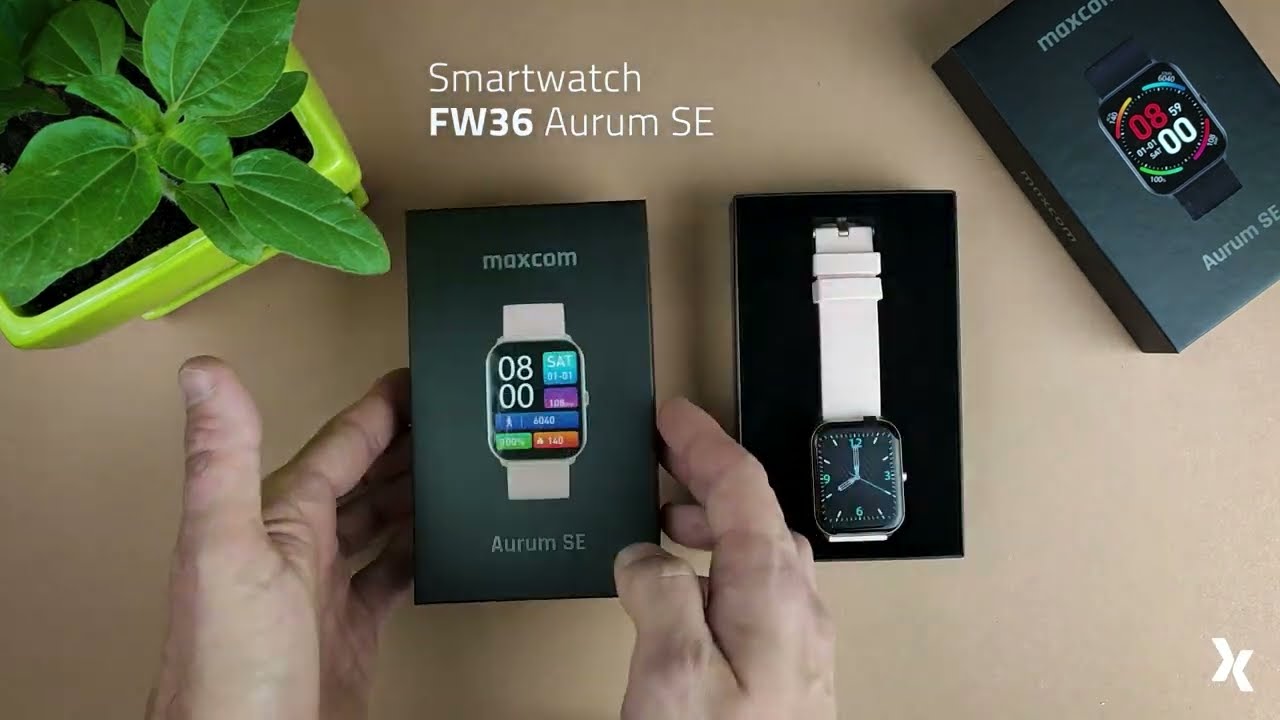 Maxcom smartwatch FW36 AURUM SE unboxing PL