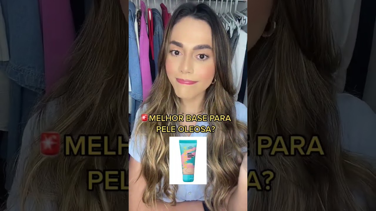 A melhor base para pele oleosa. mais v&iacute;deos assim Segue o perfil. #pele #peleoleosa #pelelinda #dica