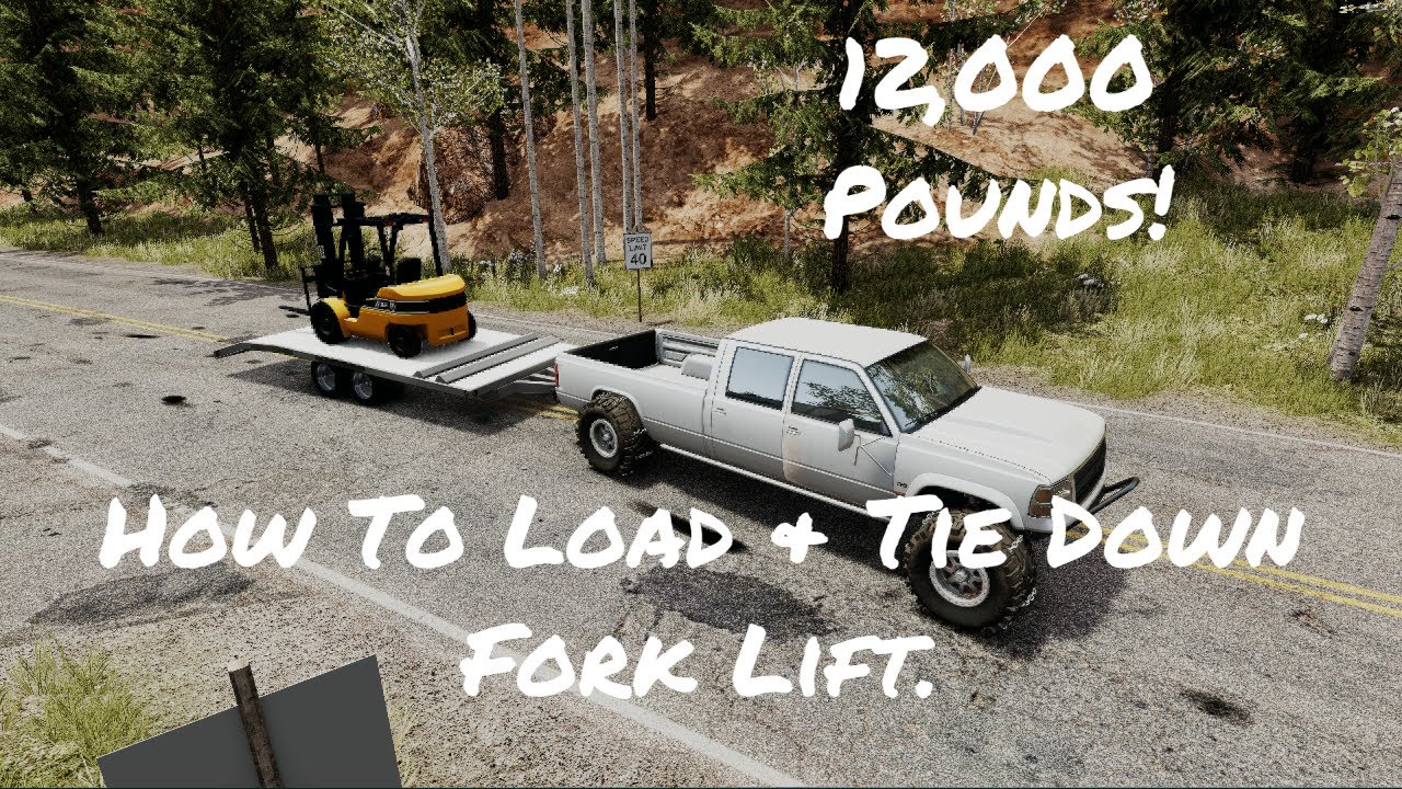How to Load Forklift BeamNG Drive