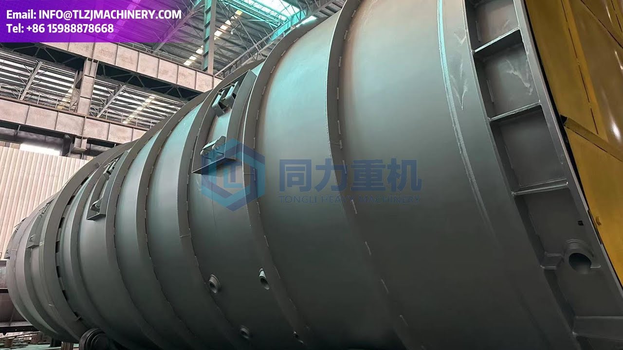 Rotary Kiln For Clay Gypsum Cement Clinker Production Low-maintenance, highly durable European Stand