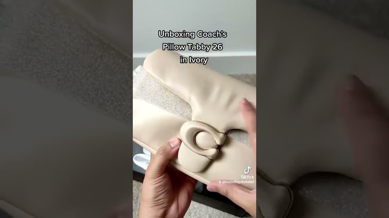 Unboxing Coach's Pillow Tabby 26 in Ivory ~ Haus of Bags by Isabel