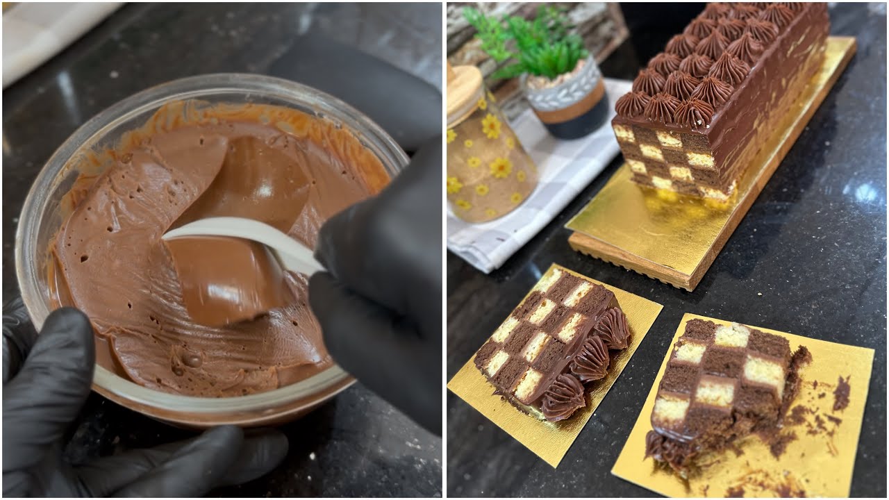  أرقى كيك  ممكن تقدميه لضيوفك Cake damier 