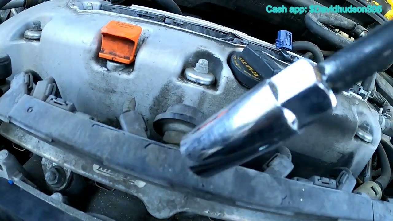 2012 honda accord 2.4L  spark plug replacement