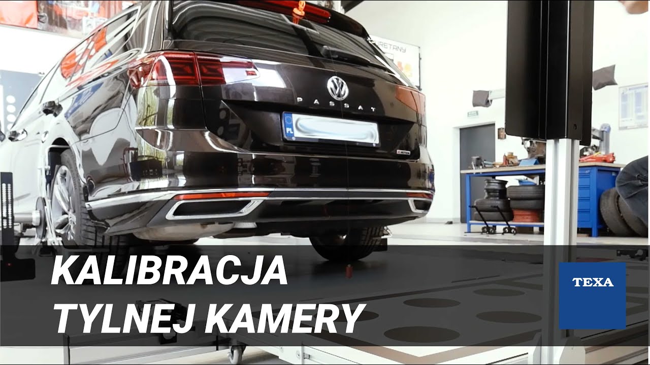 Kalibracja tylnej kamery urządzeniem VW Passat B8 - TEXA ACS