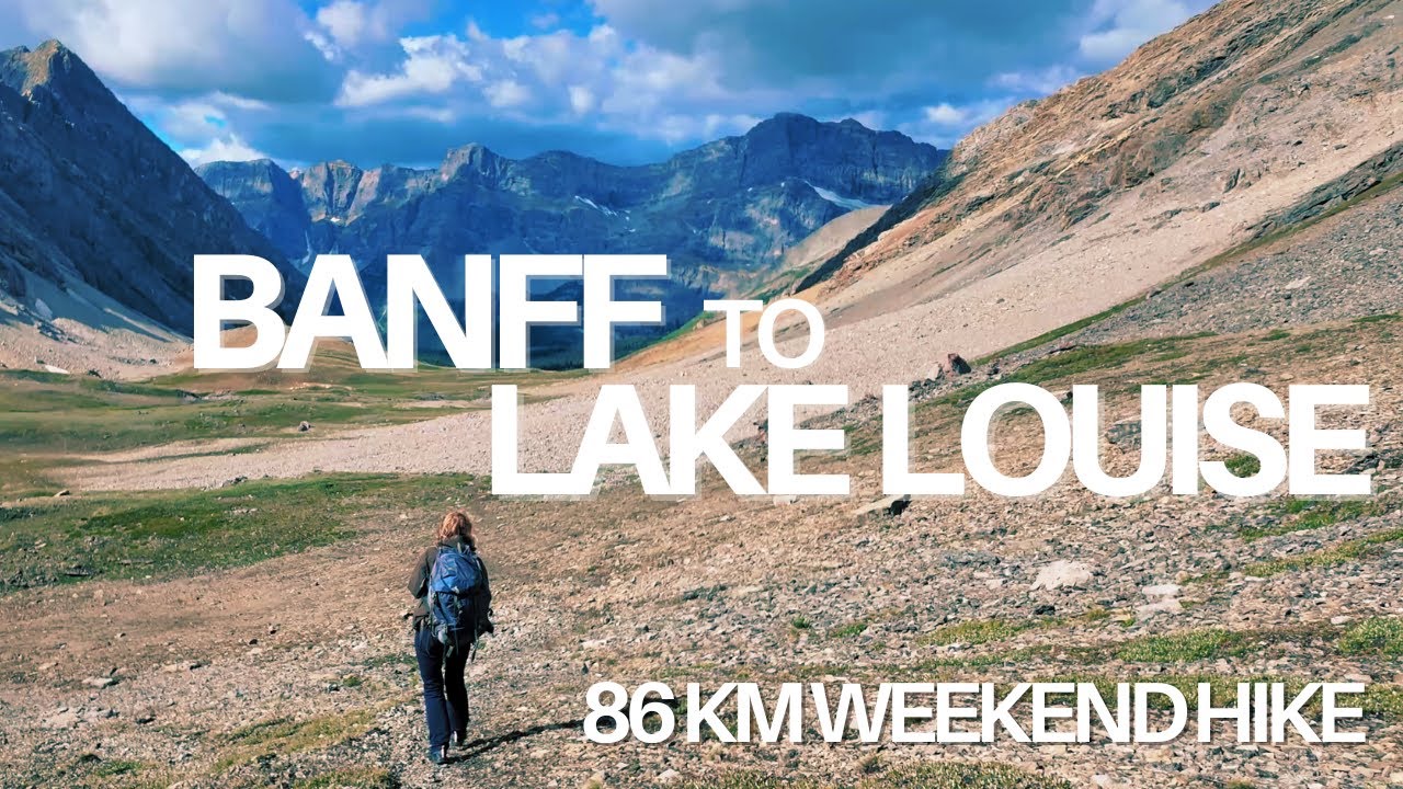 Maximum speed wilderness backpack in Banff