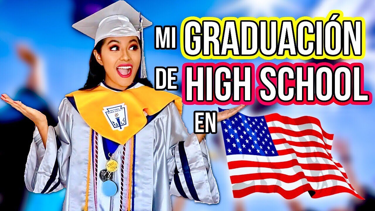 CÓMO ES GRADUARSE DE HIGH SCHOOL EN USA (arréglate conmigo, vlog y más) | Michmoon