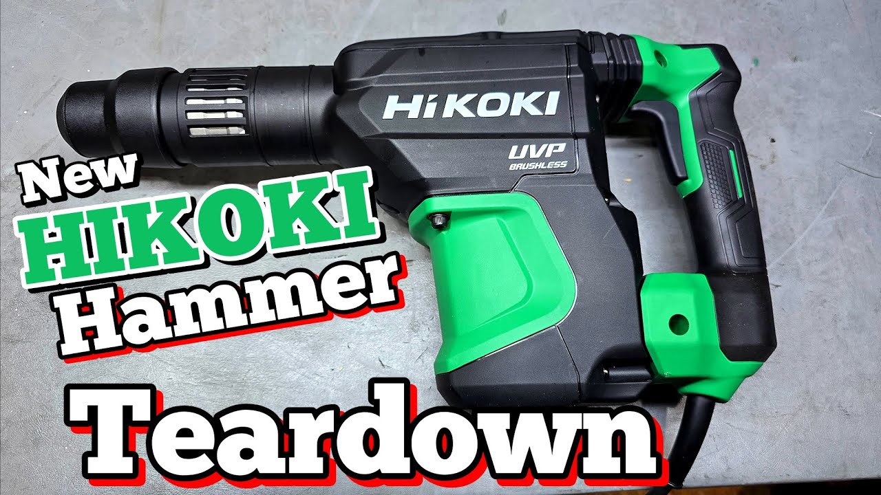 New Powertool Teardown. Fully dismantling a new Hikoki DH40MEY2 hammer to see the quality inside.