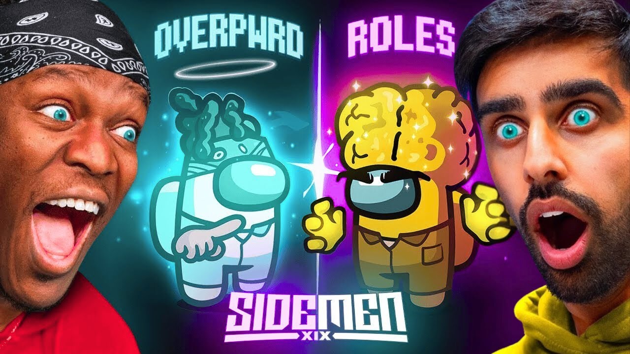 SIDEMEN AMONG US: OVERPOWERED CHAOS ROLES EDITION!