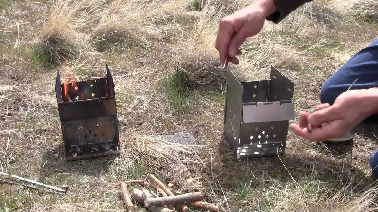 Best Folding Camp Stove/Emergency Prepper Stove FIREBOX