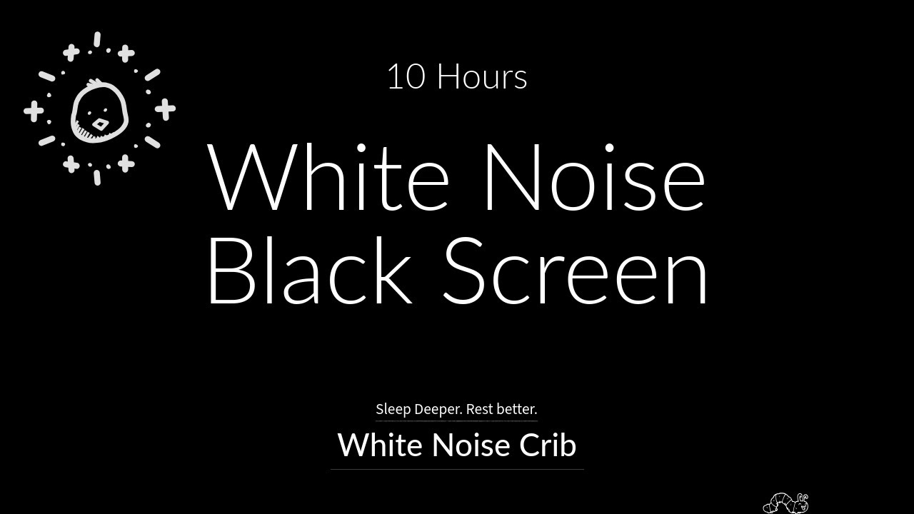 White Noise for Babies Disturbed by Household Sounds | 10 Hours | No Ads | Black Screen