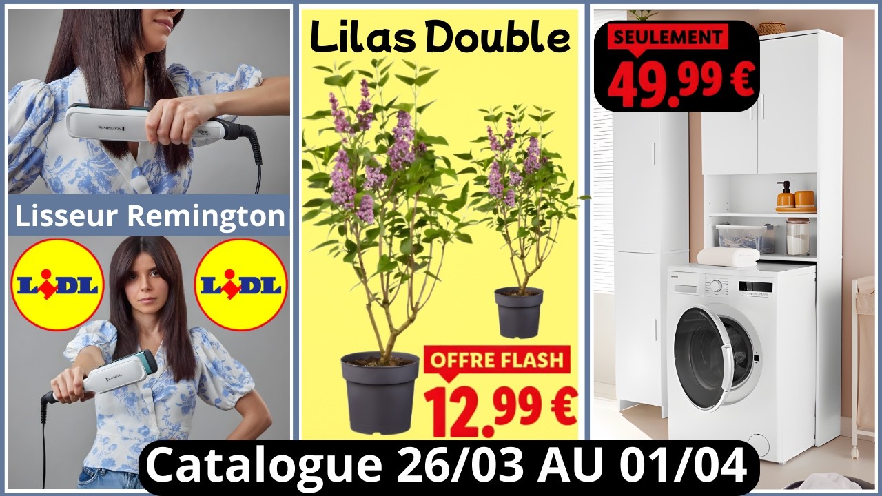 LIDL Catalogue De La Semaine Du 26/03/2026 AU 01/04/2026 LIDL France Arrivage De La Semaine #haul