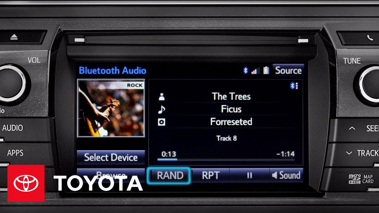 2014 Corolla How-To: Streaming Bluetooth® Audio | Toyota