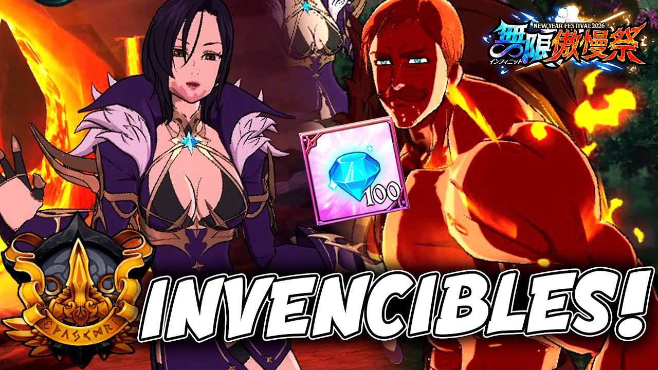 ESCANOR MERLIN UR en PVP CAOS SON TOTALMENTE IMPARABLES- 7DS Grand Cross