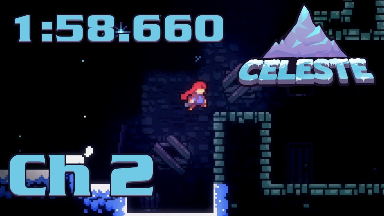 Celeste - Old Site (Ch 2) Speedrun in [1:58.660] (PB)