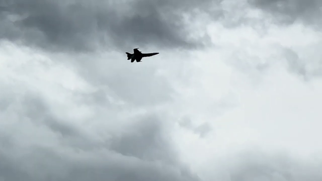 Full F/A-18C startup, flight, shutdown - Airshow Radom 2023