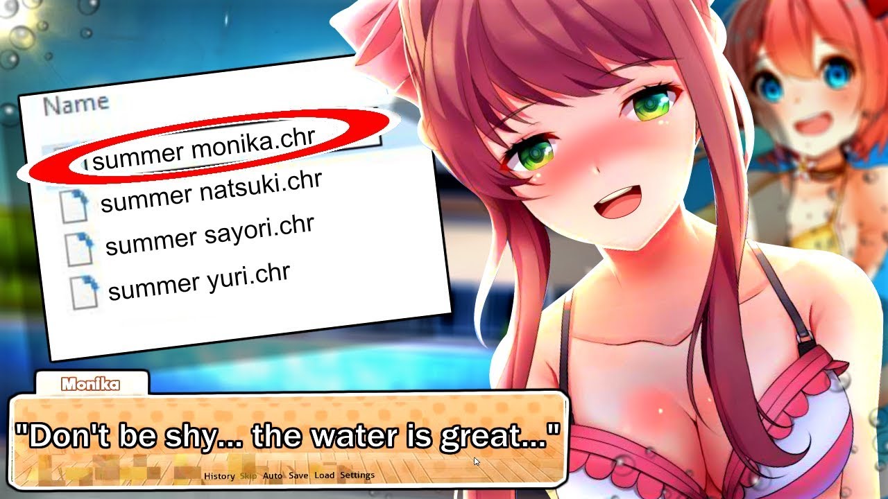 SUMMER FUN with the DOKI DOKI GIRLS... | Doki Doki Literature Club (Doki Doki Summer Time) [1]